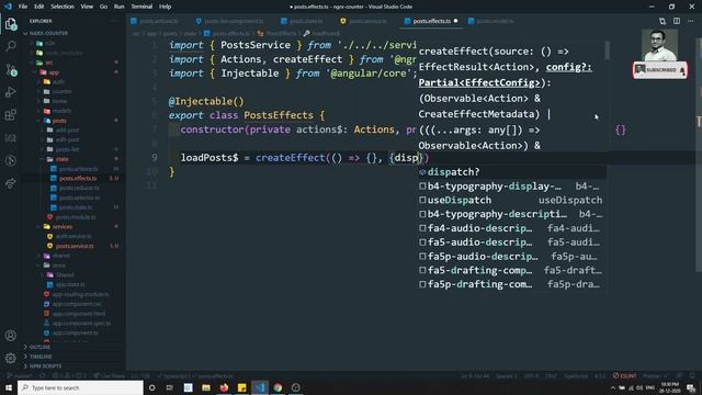 35. Get Posts Data from backend HTTP API call using Posts Effects in Ngrx Angular Application. смотреть онлайн