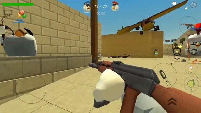 CHICKEN GUN GAME | LVL #733 GAMEPLAY смотреть онлайн