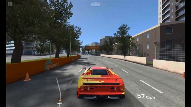 Buggatti EB 110 Super Sport трасса рывок смотреть онлайн