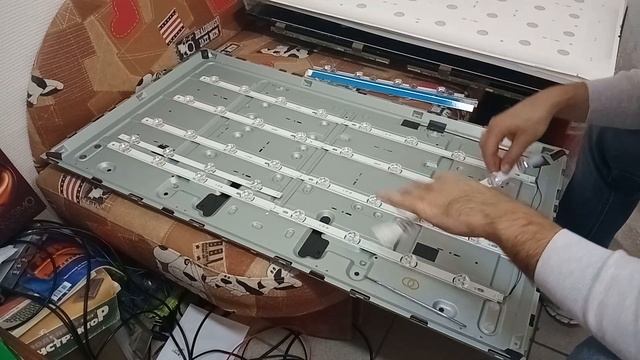 Телевизор LG 42LB570V нет изображения. Ремонт. смотреть онлайн