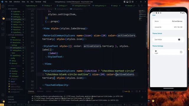React Native News Feed App | Dark & Light Theme Project #2 смотреть онлайн