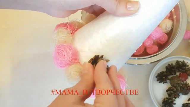 Ёлочка своими руками. Новогодняя ёлочка из сизаля. Как сделать ёлку. Christmas crafts Diy смотреть онлайн