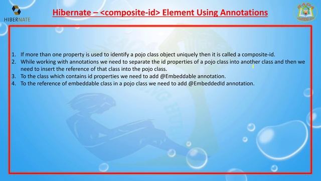Lesson - 23 : Hibernate - composite Id element using XML and Annotation based Configuration смотреть онлайн