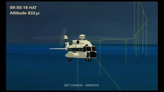 Cougar Helicopters Vol 491 Animation Crash (Français) смотреть онлайн