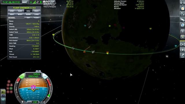 KSP 1.6. Making History expansion. #69. Расширяем станцию на Кербине. смотреть онлайн