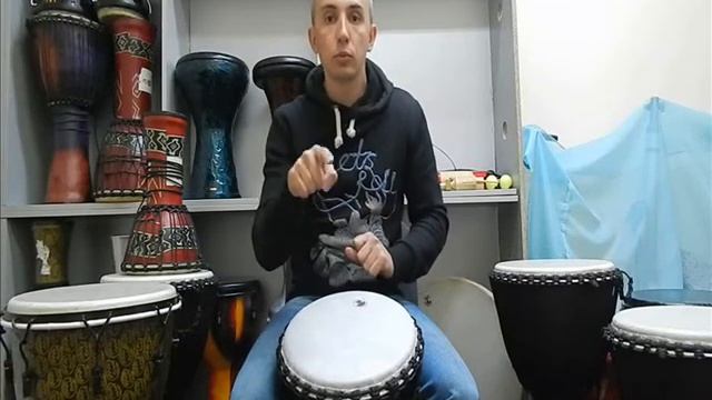 Уроки джембе самба ритм #13 / Djembe lessons samba groove #13 смотреть онлайн