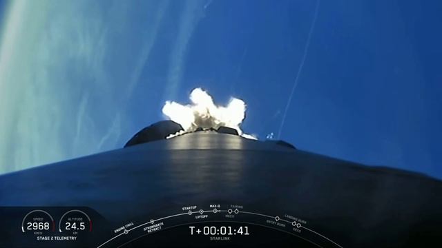 Трансляция пуска Falcon 9 (Starlink 5) смотреть онлайн