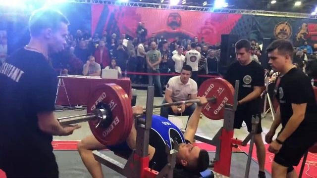 Жим лёжа 180 на ЧМ WRPF 2018 смотреть онлайн