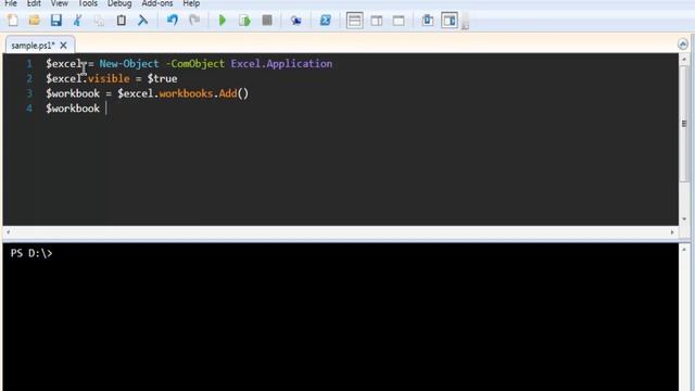 Windows Powershell Create Excel Spreadsheet Document смотреть онлайн