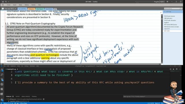 RFC 8391 XMSS: eXtended Merkle Signature Scheme смотреть онлайн