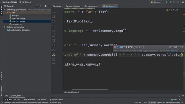 Python Natural Language Processing Tutorial with TextBlob | Data Science for Media Bias Detection # смотреть онлайн