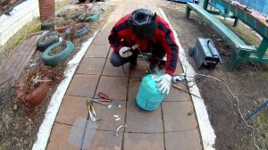 ✔️ Мини коптильня из баллона от фреона,  как сделать коптильню,коптильня своими рукам,мини коптильн