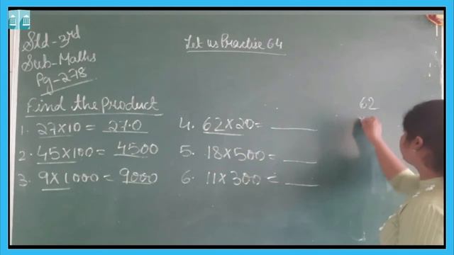 Grade - 3 : Maths : Chapter 6, Exercise 6.4 & 6.5 смотреть онлайн