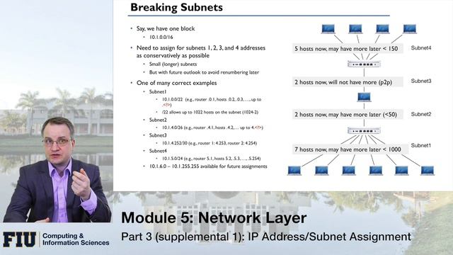 CNT-4713, Module 5, Part 3 (supp 1): IP Address/Subnet Assignment смотреть онлайн