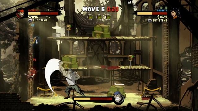 Shank 2 - кооперативная игра - режим Survival смотреть онлайн