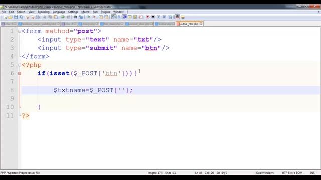 PHP | Getting Data Web Page with the field of PHP | Complete Video | Tutorial in Urdu + Hindi. смотреть онлайн