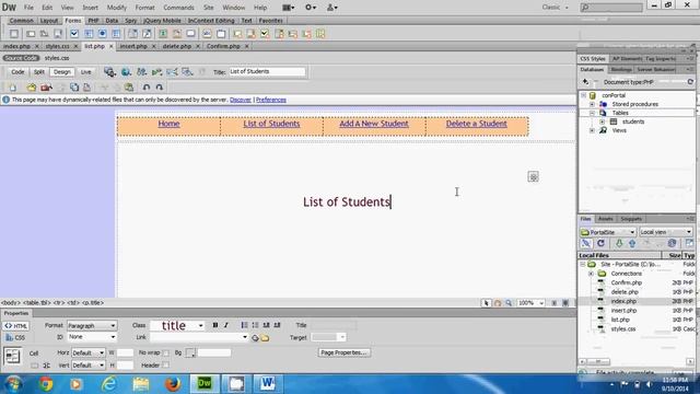 How to Build a Portal in Dreamweaver, MySQL, and PHP Step by Step смотреть онлайн