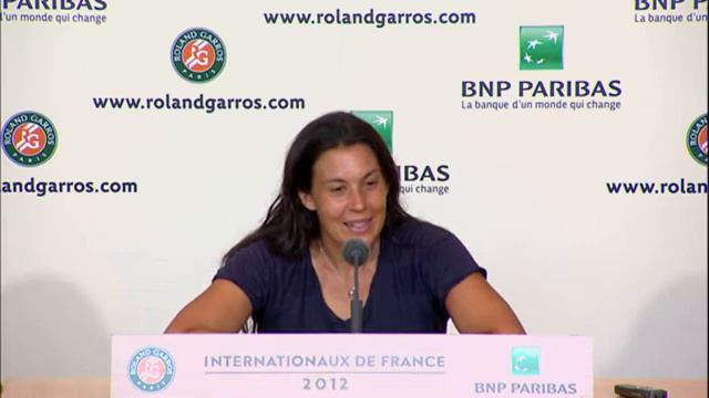 Roland Garros 2012: Marion Bartoli Interview смотреть онлайн