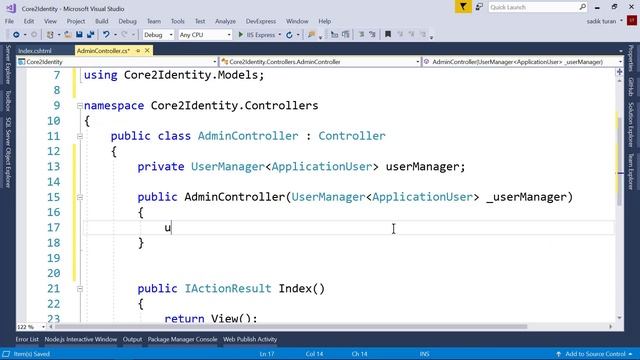 Asp.Net Core Identity смотреть онлайн