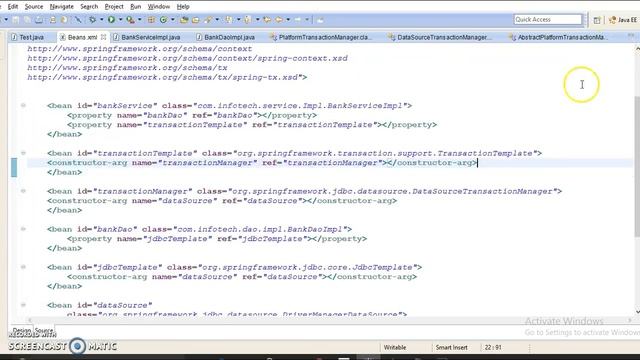 103.Spring programmatic transaction management _PART2 смотреть онлайн