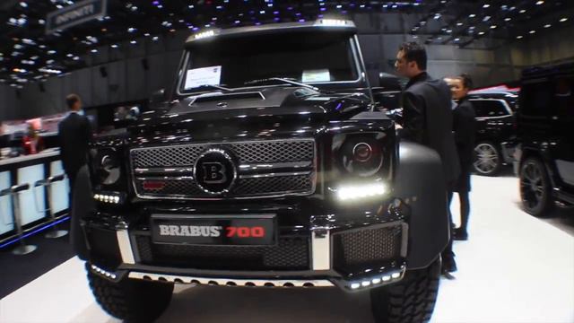 mercedes brabus 700 - G63 AMG 6x6 at 2015 geneva autoshow смотреть онлайн