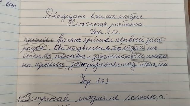 Проверяю рабочие тетради по русскому языку - 3 класс #20 смотреть онлайн