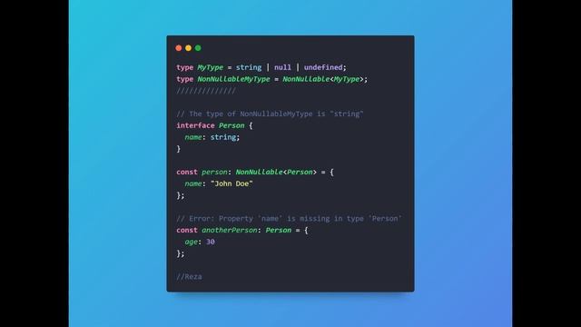 27 NonNullable in TypeScript смотреть онлайн