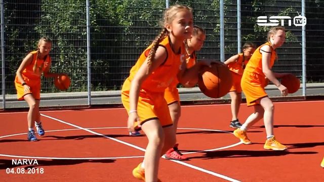 SILLAMAE ESN TV 4.08.2018 ОТКРЫТИЕ БАСКЕТБОЛЬНОЙ ПЛОЩАДКИ В НАРВЕ смотреть онлайн