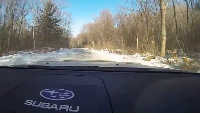 Участок дороги с Грибановки 2014.01 смотреть онлайн
