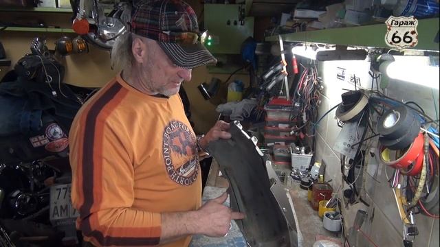 Установка удлиненного брызговика. Goldwing 1800 смотреть онлайн