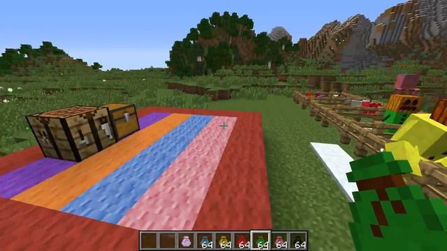 Minecraft: COLORFUL MOBS MOD (DYE MOBS &amp; MAKE THEM INVISIBLE!) Mod Showcase