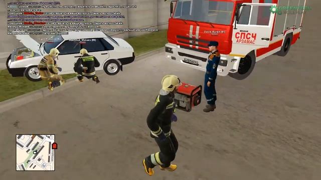 ВАЗ НЕ СПРАВИЛСЯ С УПРАВЛЕНИЕМ и ВЛЕТЕЛ В ДЕРЕВО! ОБЗОР РАБОТЫ МЧС на GREENTECH RP // GTA CRMP