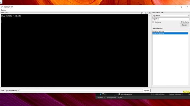 Diary Application for Pc, written in Python, Tkinter смотреть онлайн