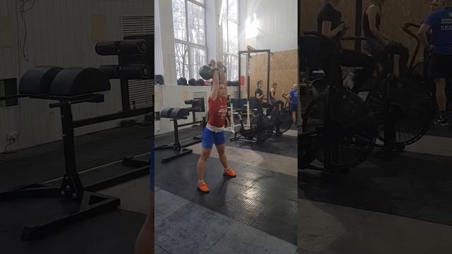 Лазарева Анастасия гири 24 кг. Длинный цикл 56 раз 31 декабря 2018 года смотреть онлайн