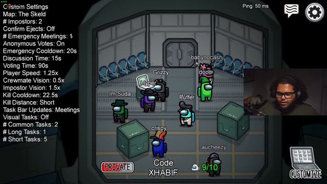 Turning the suspicion on to BBNO$ to win this impostor game... (Among Us) смотреть онлайн