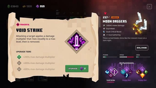 ALL NEW ENCHANTMENTS SHOWCASE - Echoing Void DLC Update In Minecraft Dungeons