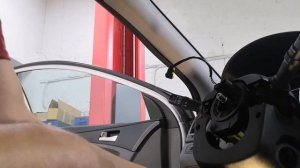 Как снять подушку безопасности водителя, руль и заменить шлейф. Hyundai Sonata, i40, Kia