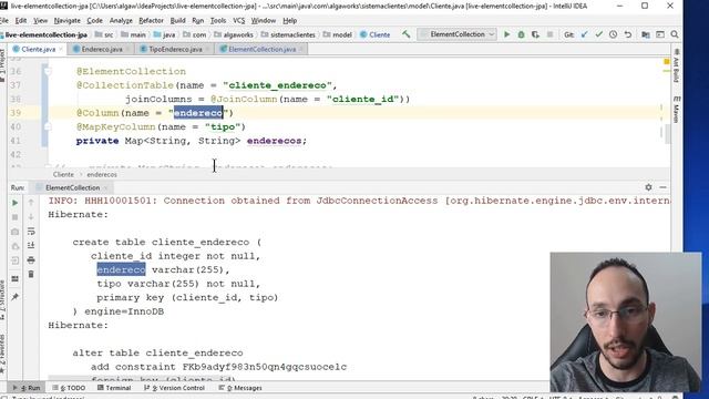 Como usar a anotação @ElementCollection do JPA - JPA LiveClass #17 смотреть онлайн