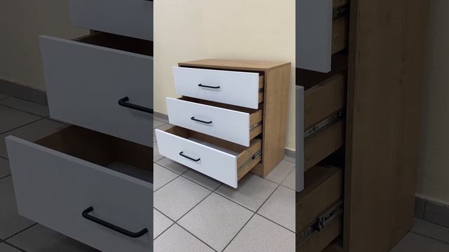 Комод лдсп Мини 750 дуб бунрати белый смотреть онлайн