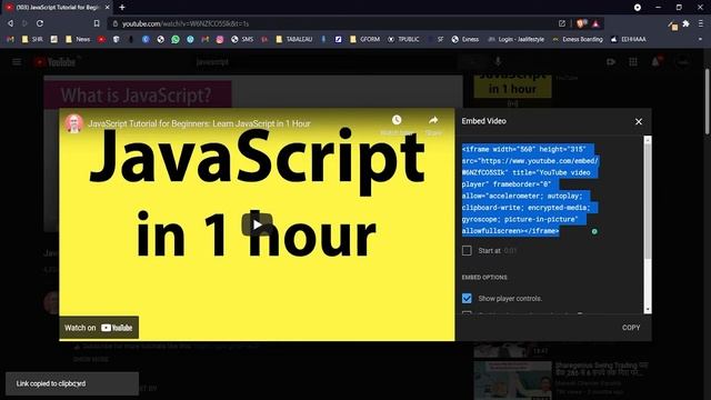 How To Add Youtube Video on HTML Page | HTML Tutorial | By The Knowledge смотреть онлайн