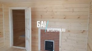 Баня из бруса 4х8 (подробный видео обзор)