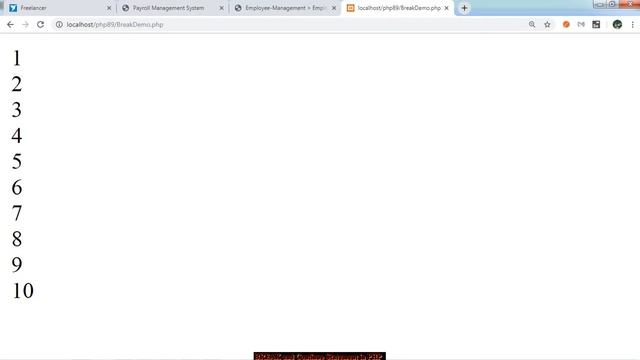 Break and Continue Statement in PHP || Lecture 8 смотреть онлайн