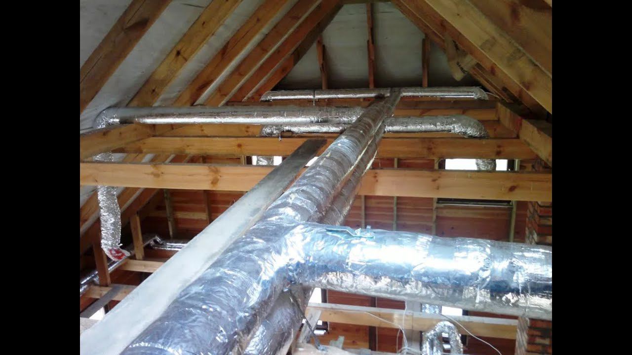 Вентиляция мансарды. Правильный монтаж и утепление вентиляции. смотреть онлайн