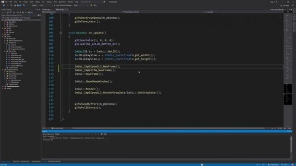 3D Game Engine  | 11 | ImGui и события glfw