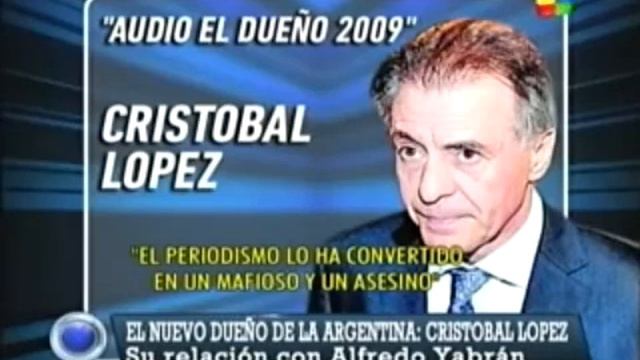 Cristóbal López sobre Alfredo Yabrán смотреть онлайн