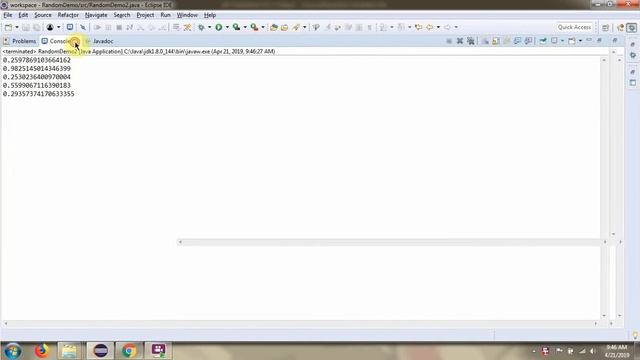 How to generate Random numbers using doubles() and doubles(long streamSize) methods of Random Class смотреть онлайн