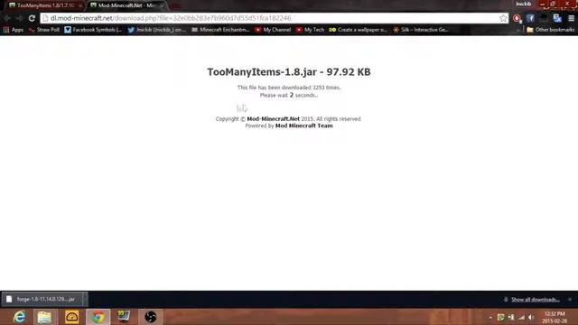 Installing Forge for Minecraft 1.8 смотреть онлайн