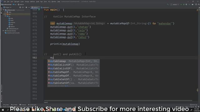 #29 mutable map interface in Kotlin смотреть онлайн