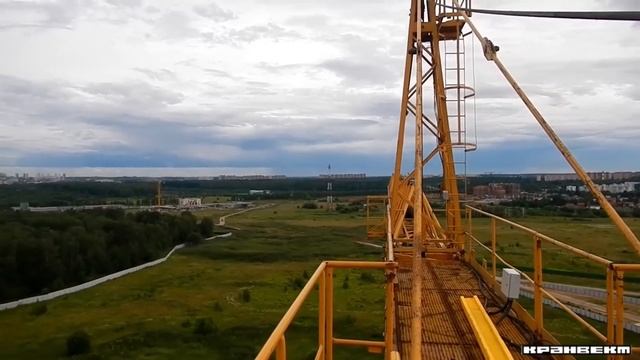 Башенный кран Liebherr 112 EC-H. Восстановление крана. Наладка на объекте. смотреть онлайн