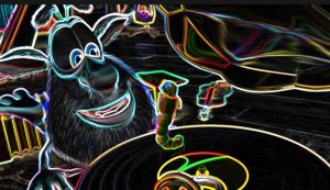 Анимационный мультфильм 3D: Буба в музыкальном магазине. Booba